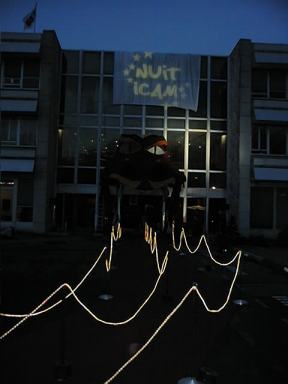 L'entrée de la Nuit Icam 2001